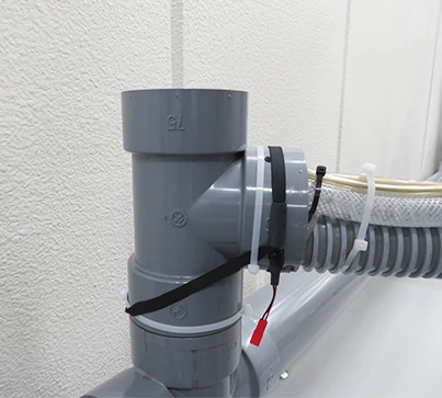 Factory wastewater pipe