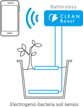 Electrogenic-bacteria soil sensor
