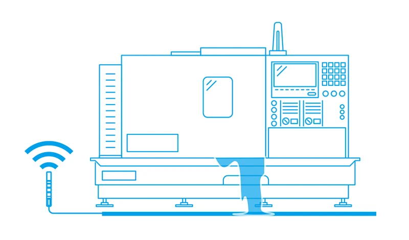 製造装置の漏水検知